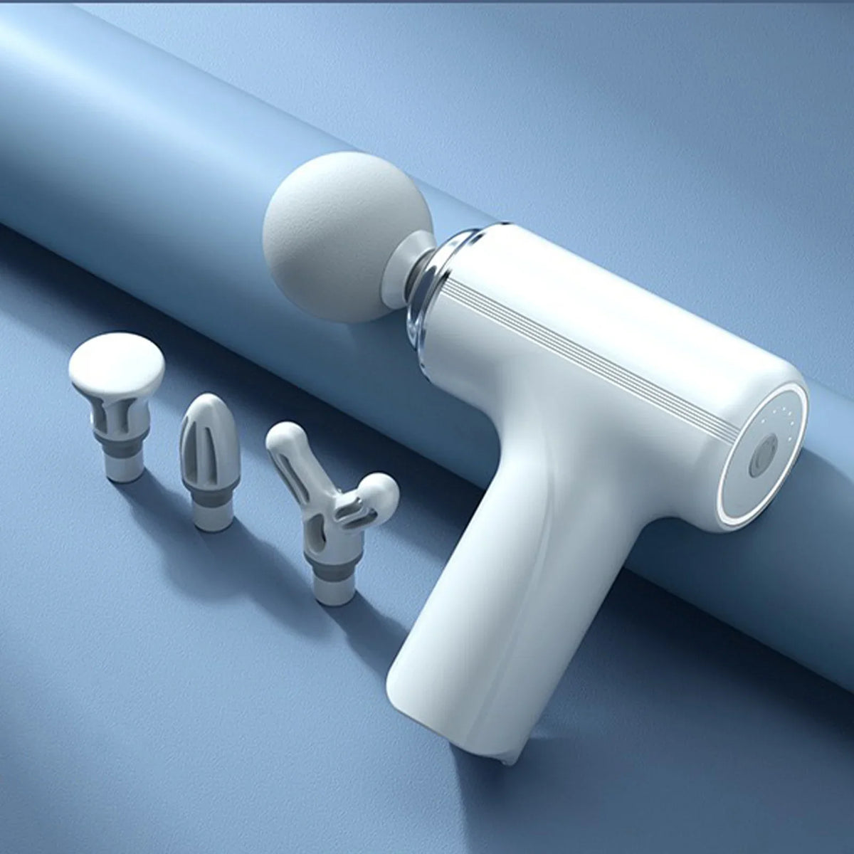 Portable Electric Fascia Massage Gun With 4 Heads 6 Speeds
