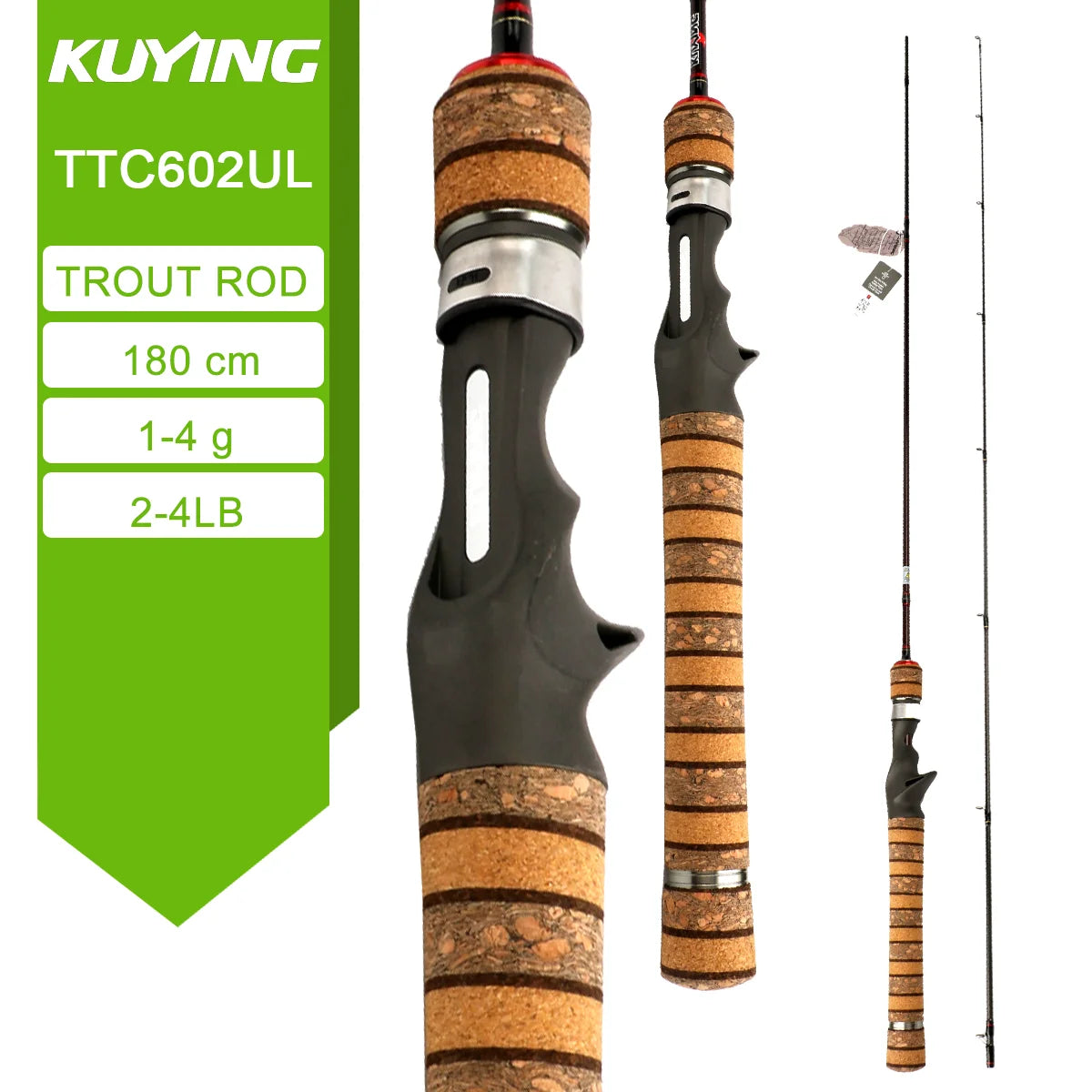 Kuying Teton Carbon Fishing Lure Rod