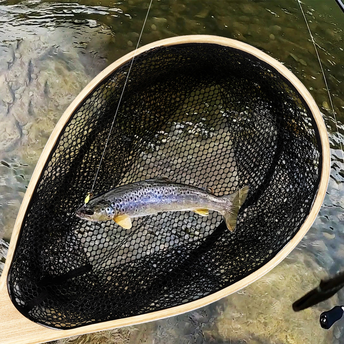 HiMISS Trout Landing Net for Fly Fishing