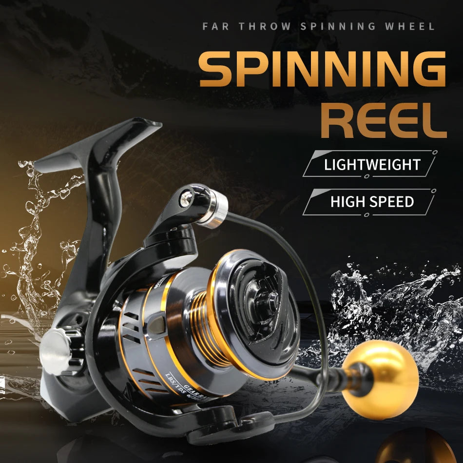Rooblinos Metal Spinning Fishing Reel 10kg Max Drag