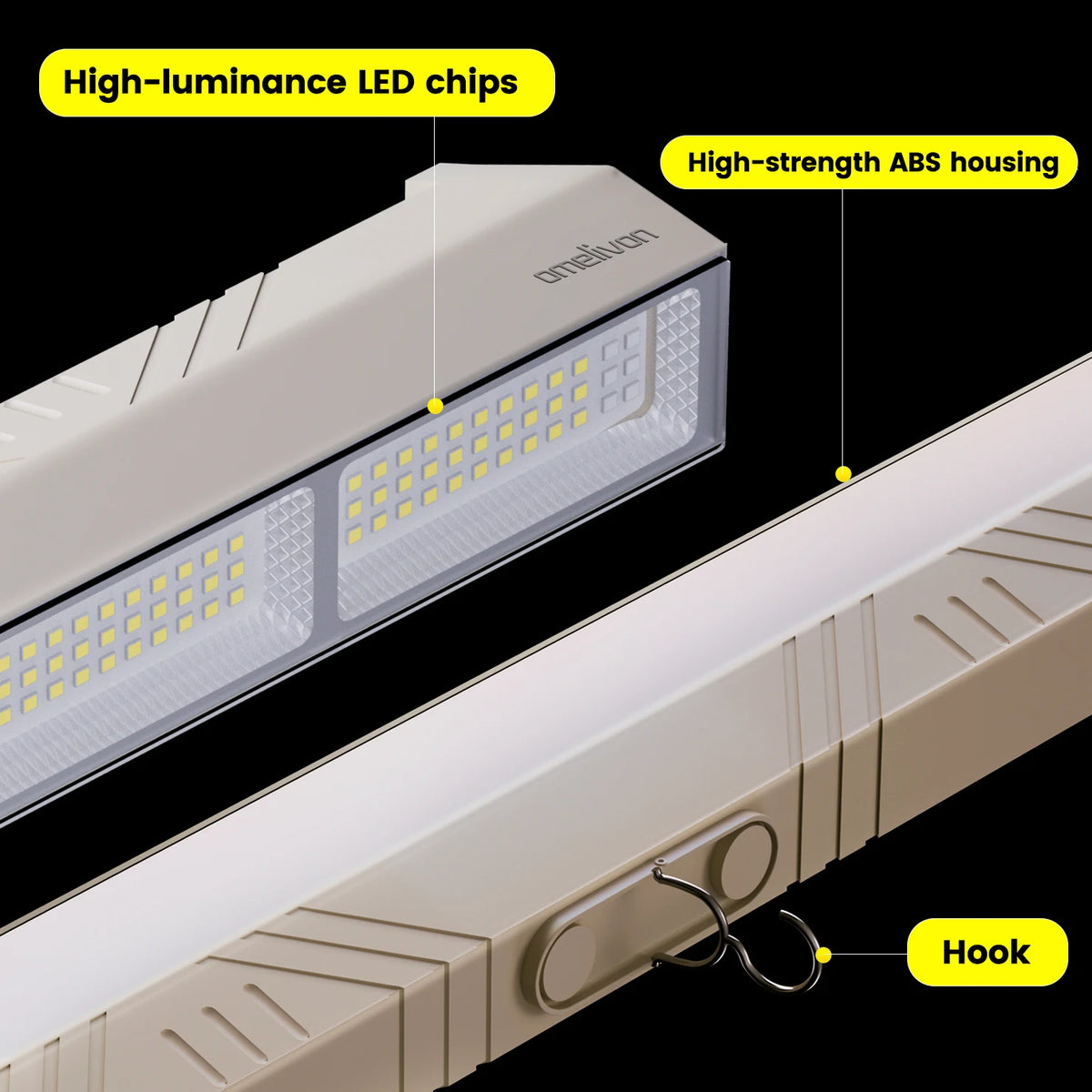 Rechargeable LED Camping Lantern With Hanging Hook
