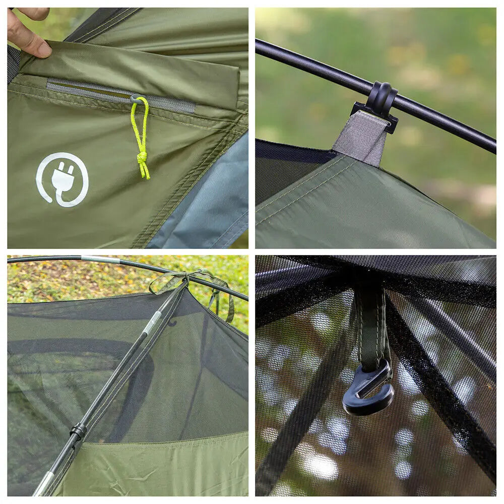 Night Cat Double Layer Camping Tent Lightweight Waterproof