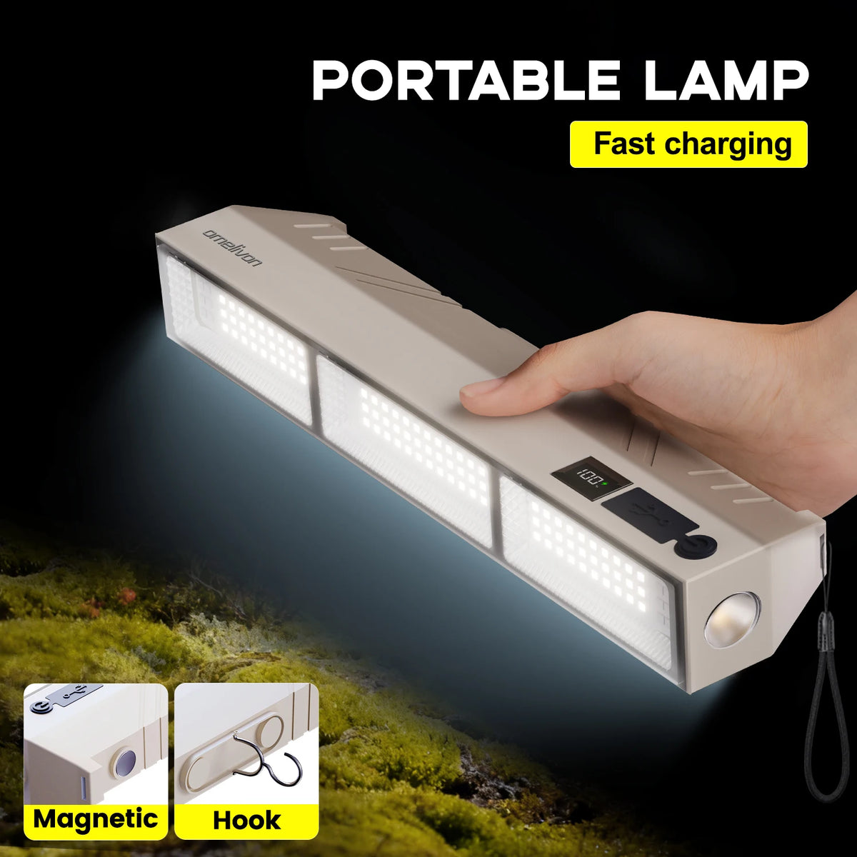 Portable LED Emergency Spotlight With USB Charging