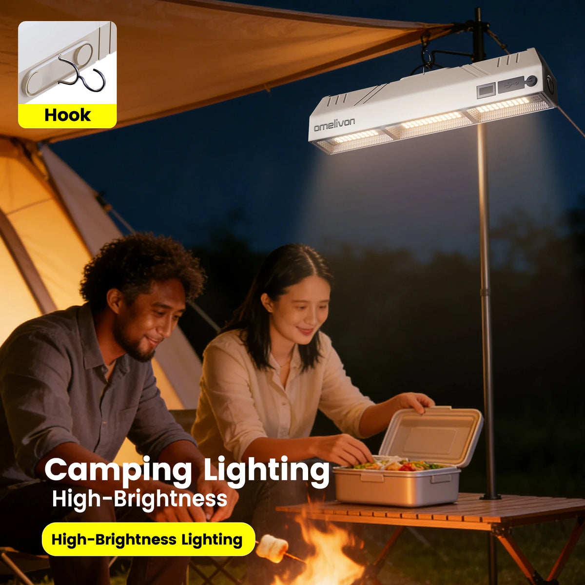 Portable LED Emergency Spotlight With USB Charging