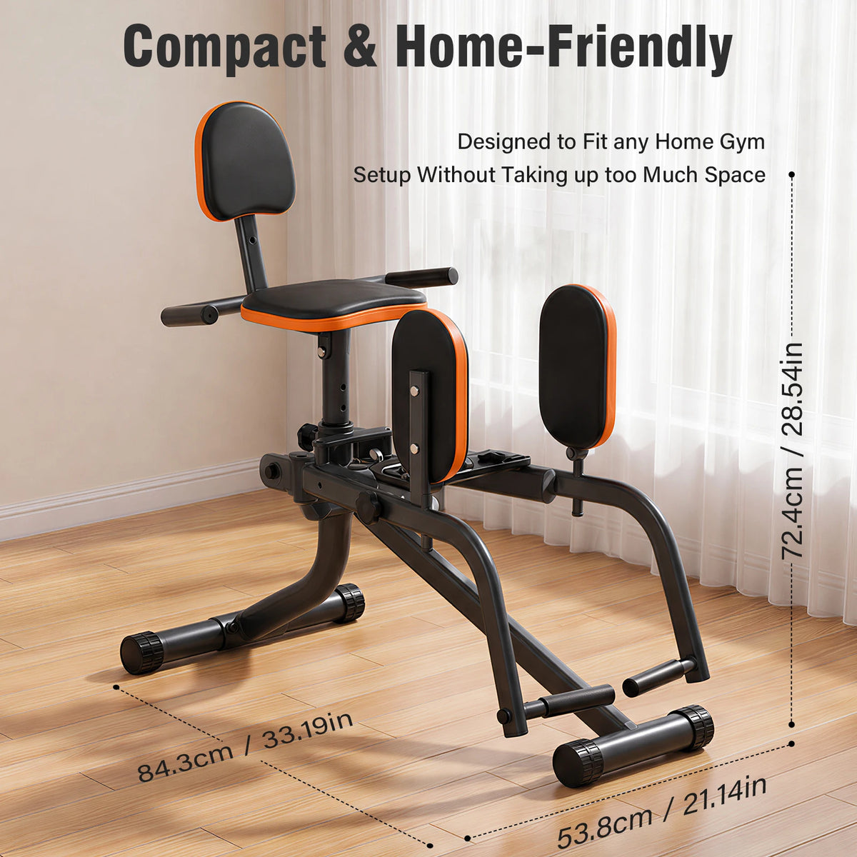 Foldable Dual Motion Hip and Thigh Trainer Machine