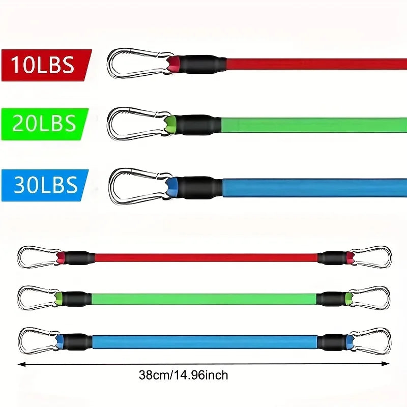 Home Gym Leg And Hip Toning System With Resistance Bands