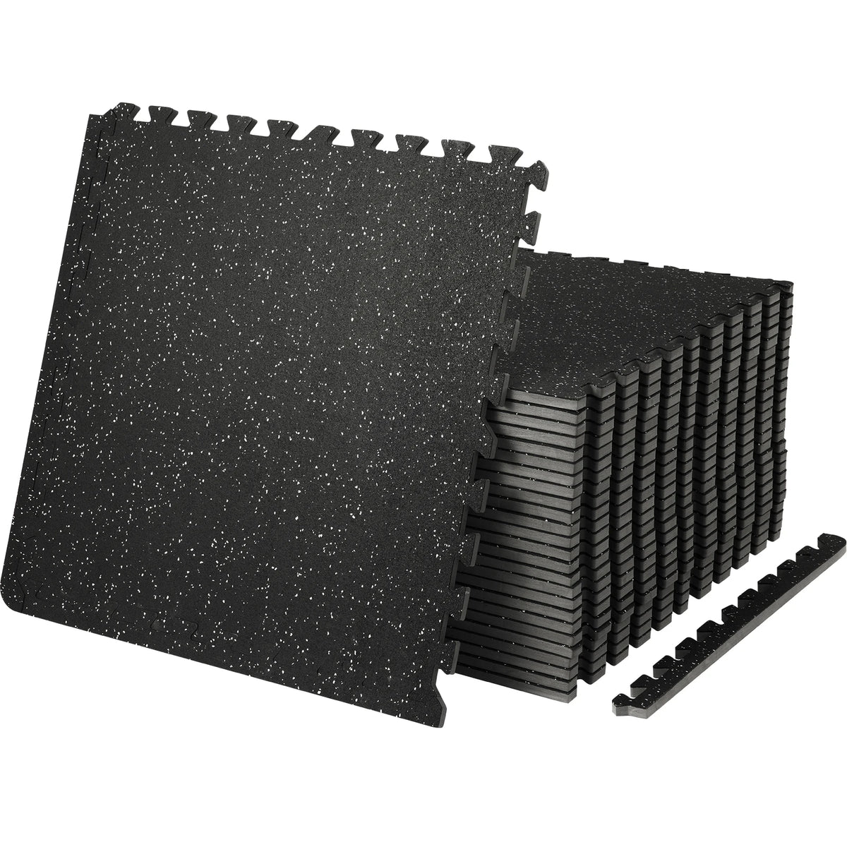 SucceBuy Interlocking EVA and Rubber Gym Floor Mats