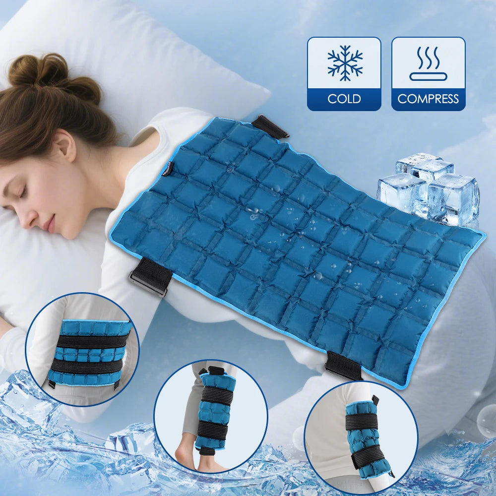 PASTSKY Reusable Hot Cold Wrap With Self-Absorbing Pad
