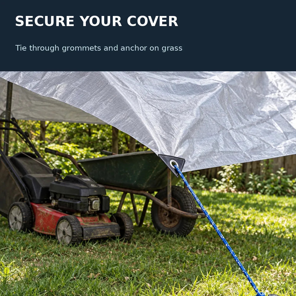 Zoe Waterproof PE Tarpaulin for Outdoor Covers