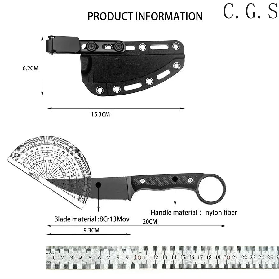 Speedgoat Fixed Blade Outdoor Survival Knife