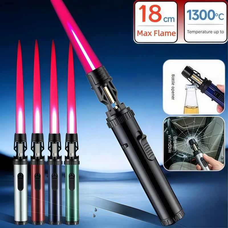 Refillable Butane Kitchen Torch With Adjustable Safety Flame