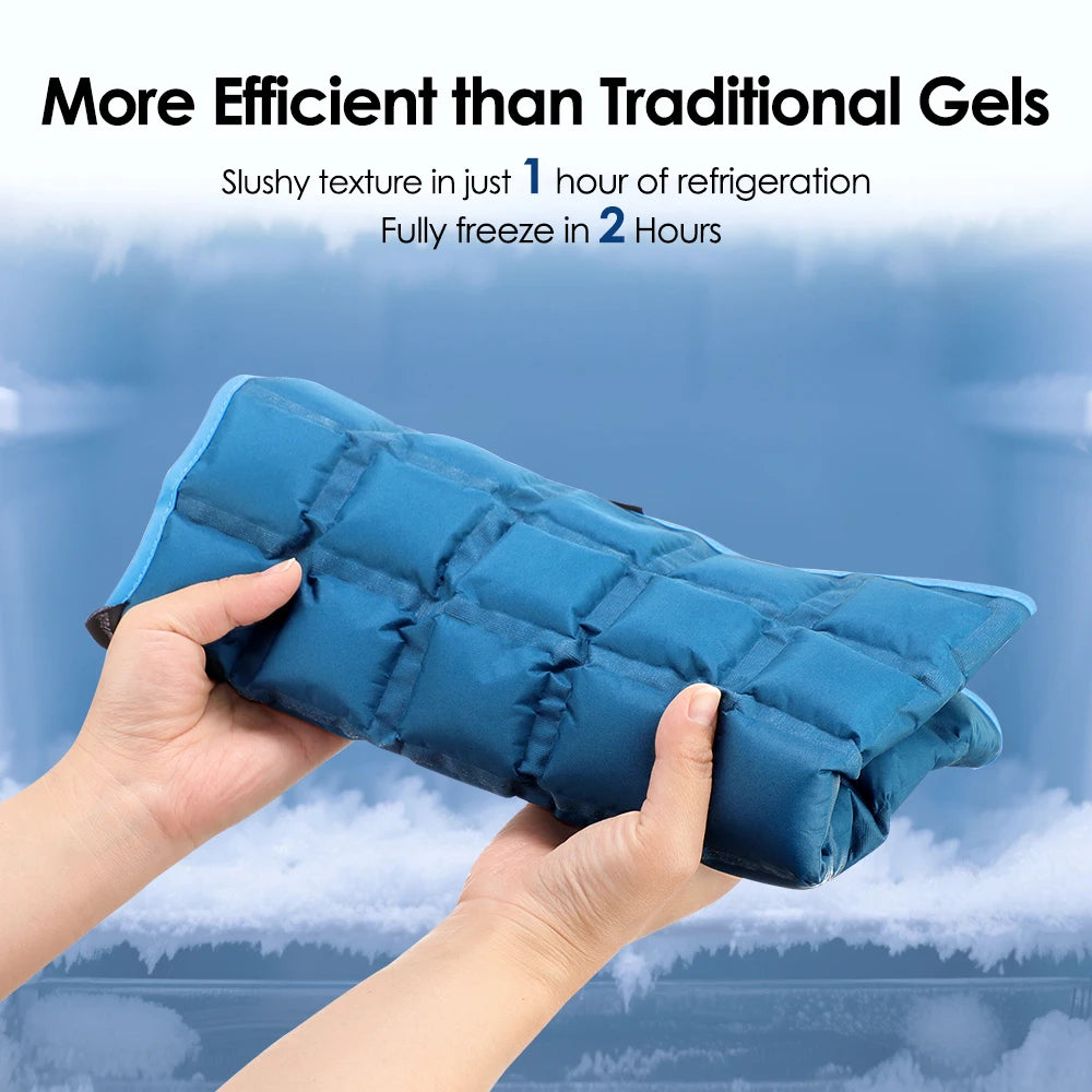 PASTSKY Reusable Hot Cold Wrap With Self-Absorbing Pad