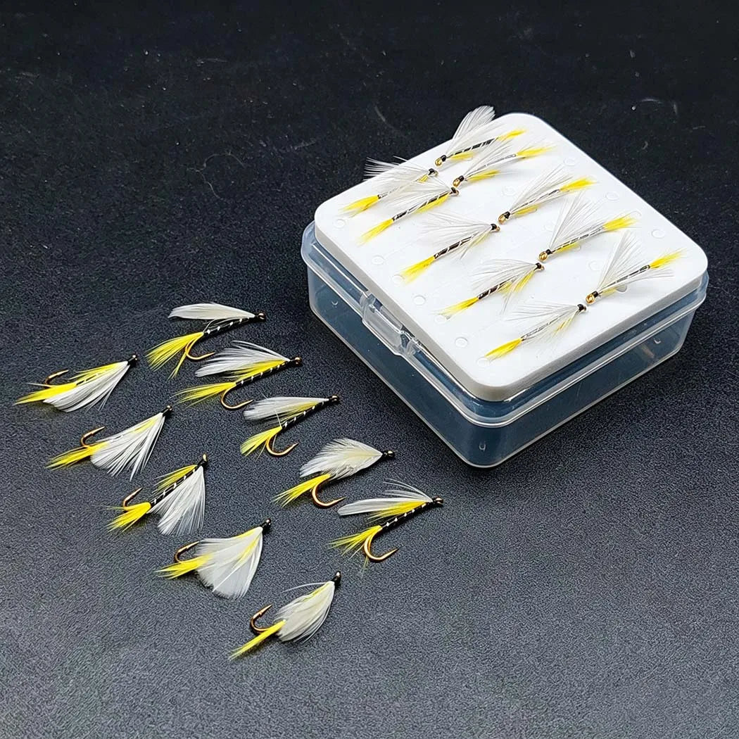 Fly Fishing Flies Assortment Kit With Storage Box