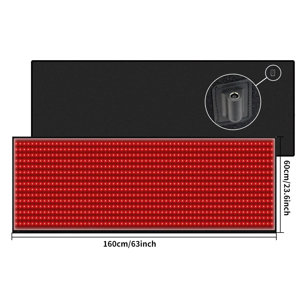Red Light Therapy Mat 660nm 850nm Full Body LED