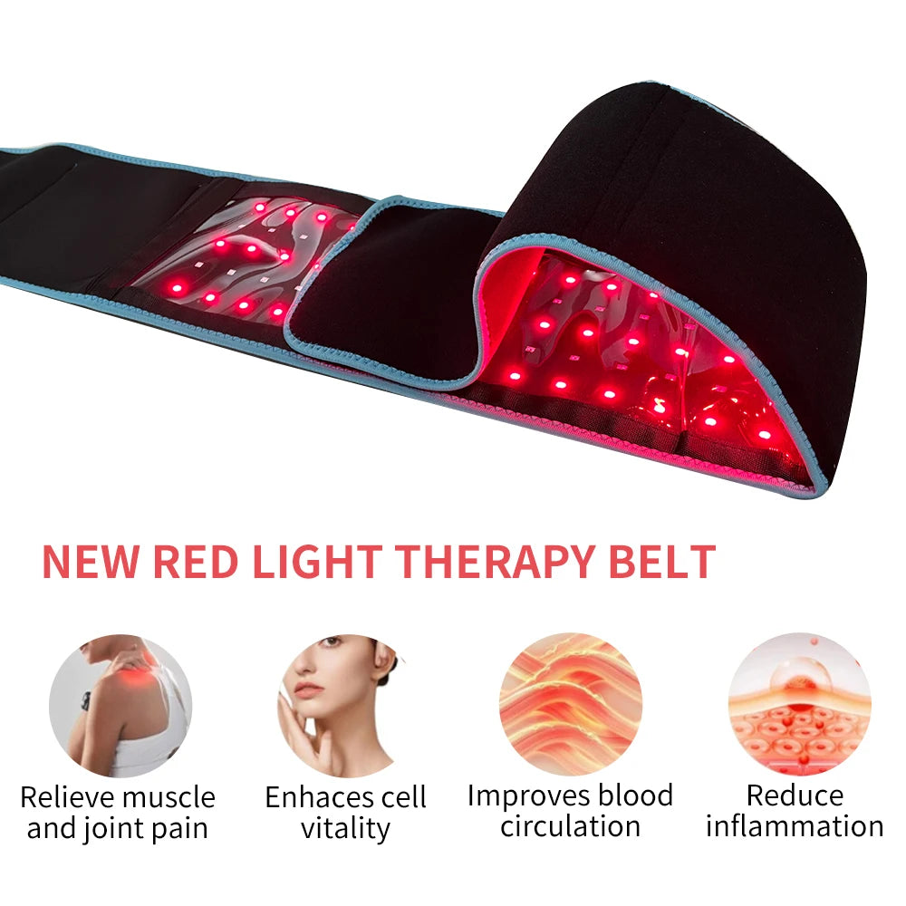 Near Infrared Light Wrap for Body Relaxation and Massage