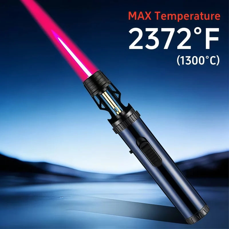 Refillable Butane Kitchen Torch With Adjustable Safety Flame