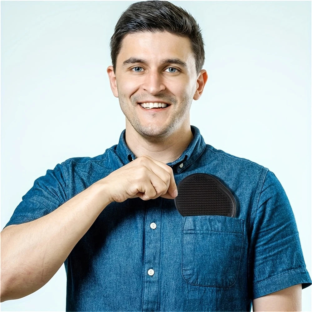 Pocket Hair Brush and Beard Comb for Travel