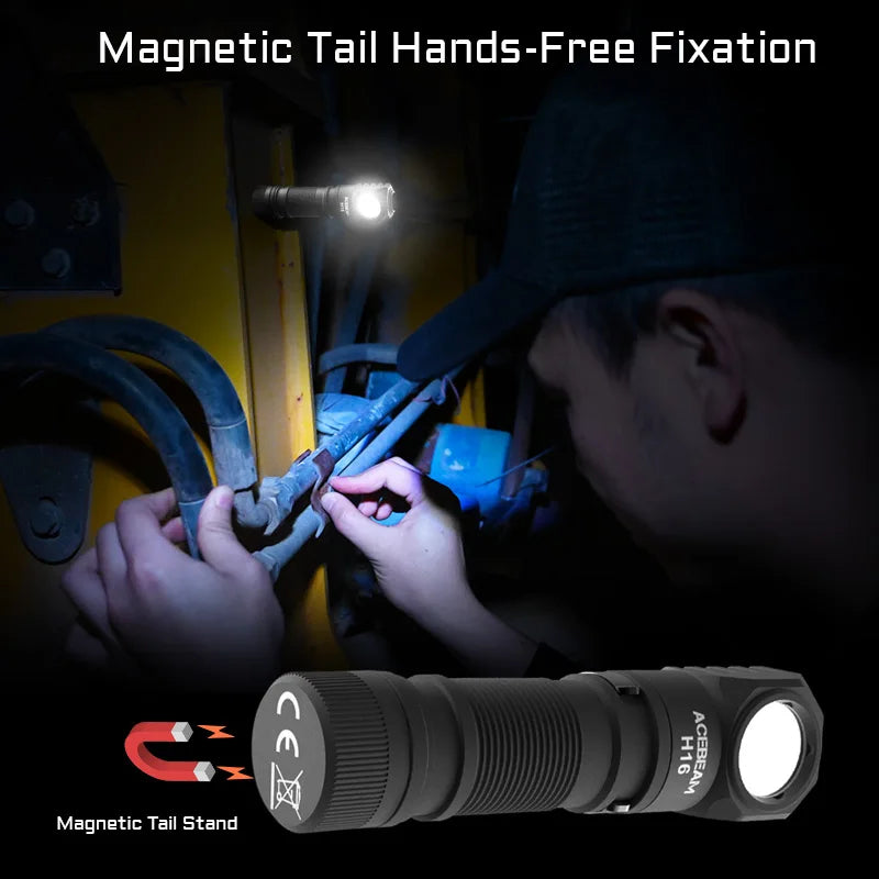 ACEBEAM H16 Super Lightweight Headlamp LED Flashlight