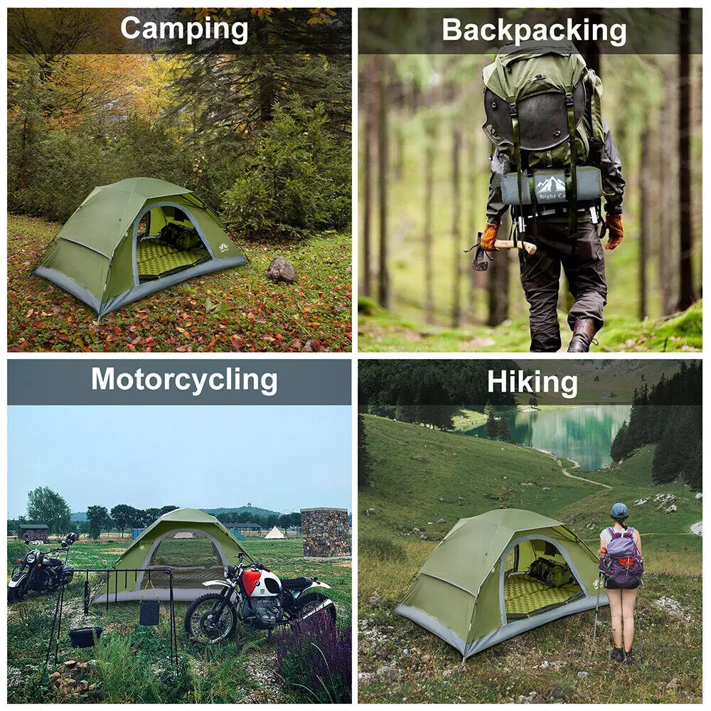 Night Cat Double Layer Camping Tent Lightweight Waterproof