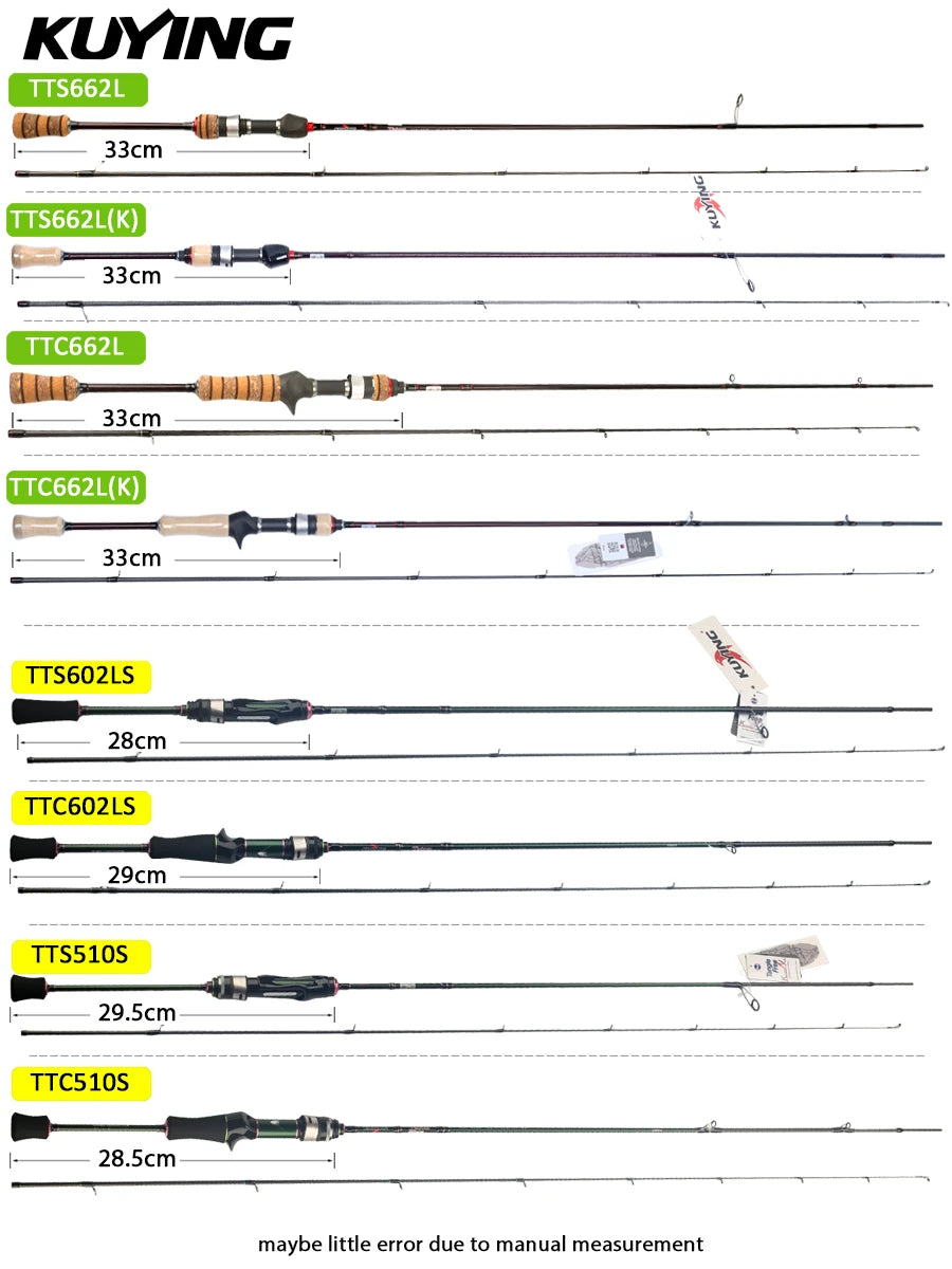 Kuying Teton Carbon Fishing Lure Rod