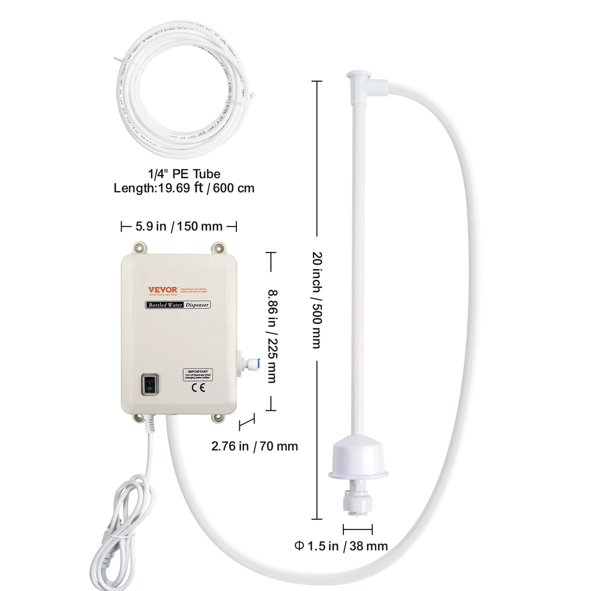 SucceBuy Automatic Bottled Water Pump System