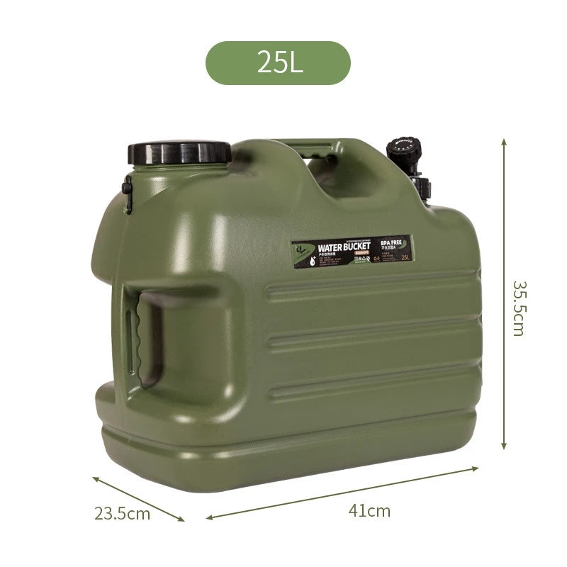 Foldable Camping Water Carrier With Spigot