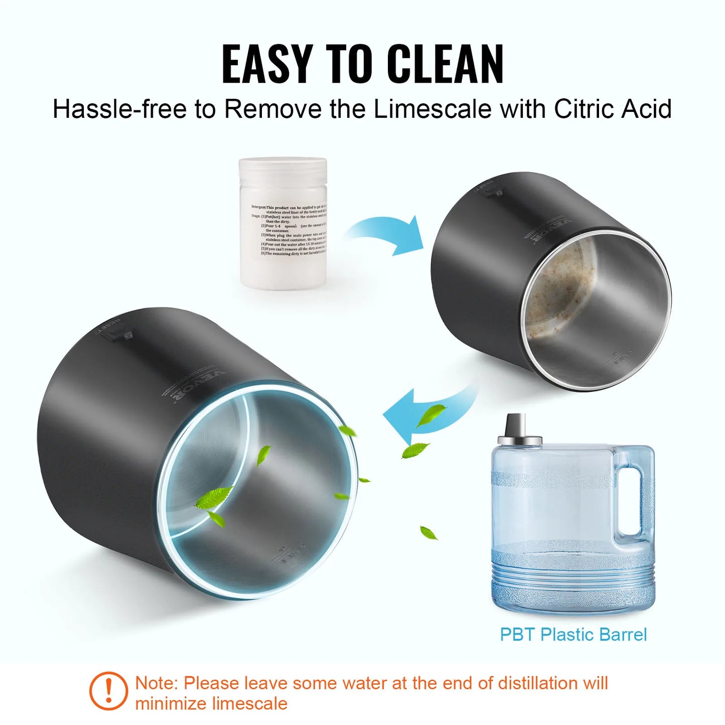 SucceBuy Countertop Water Distiller and Purifier