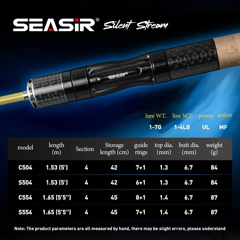 SeaSir Carbon Fiber Lure Fishing Rod