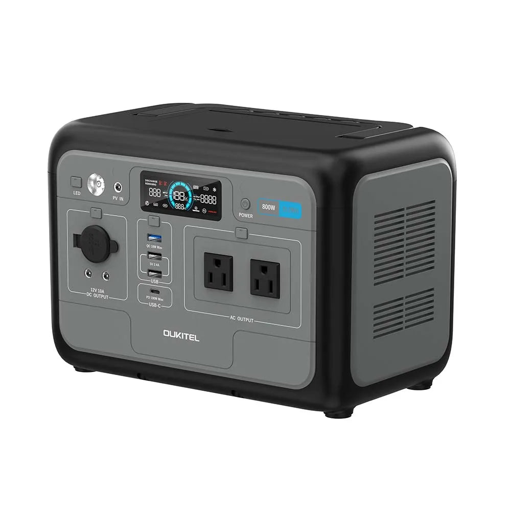 IEE 800W Portable Power Station With 512Wh Battery