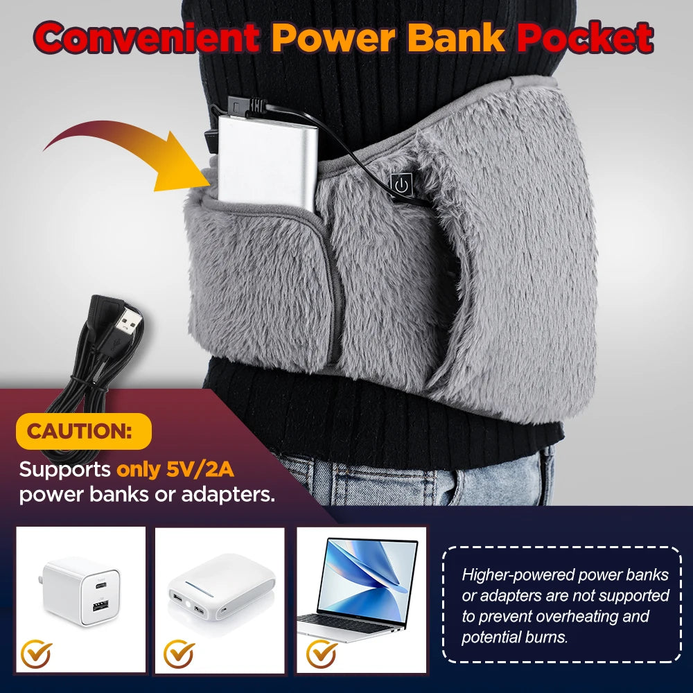 Hailicare Electric Heating Abdominal Warmer Belt