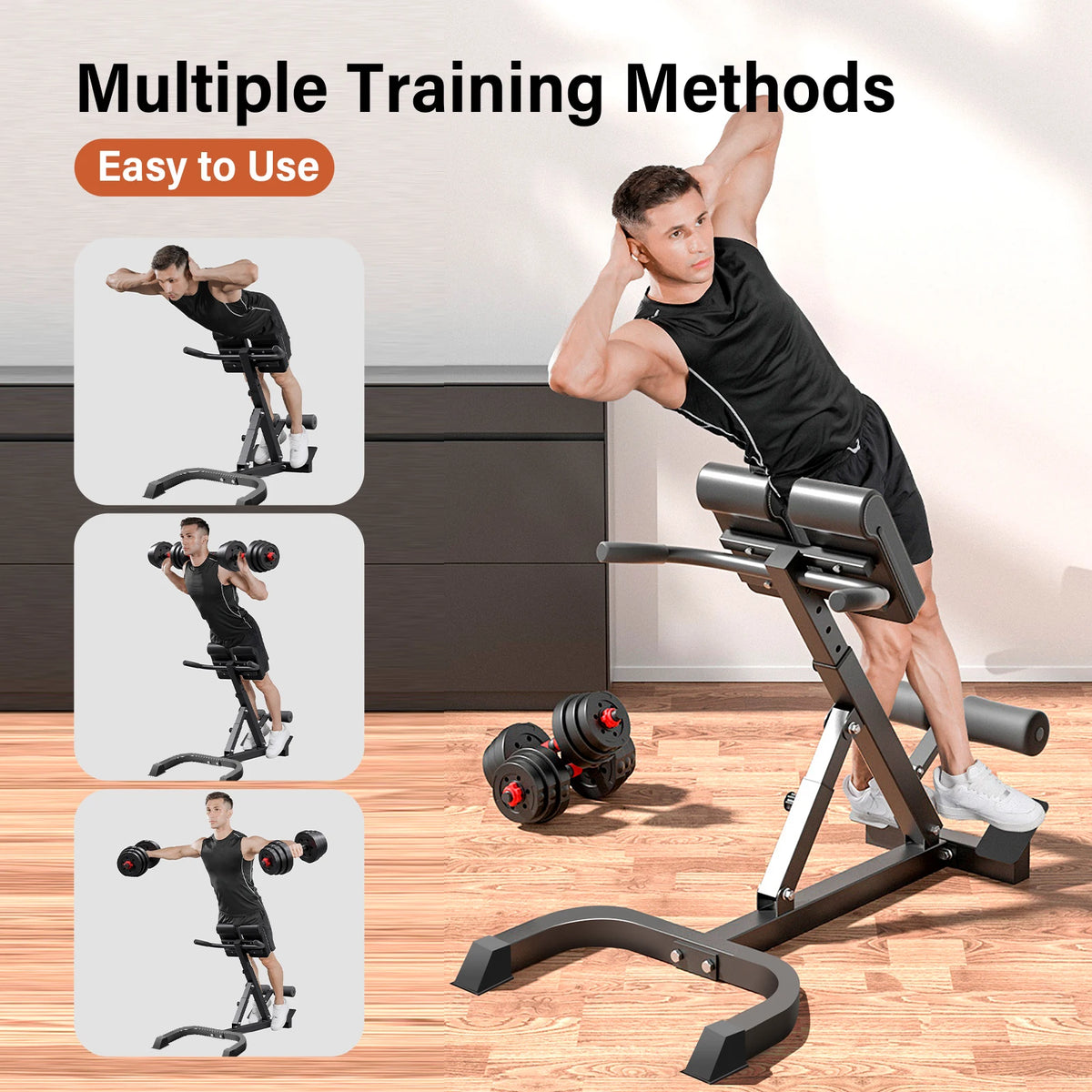 Multifunctional Roman Chair Hyperextension Bench