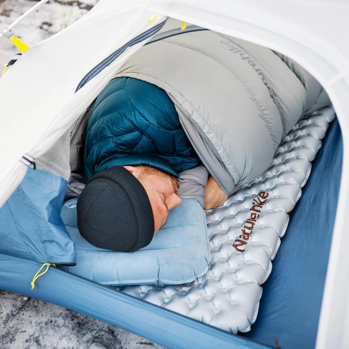 Naturehike Ultralight Inflatable Warm Sleeping Pad Outdoor