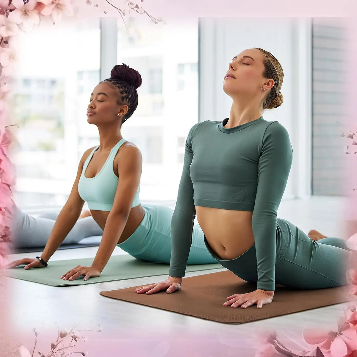 Tear Resistant Non Slip Yoga Mats For Home Exercise