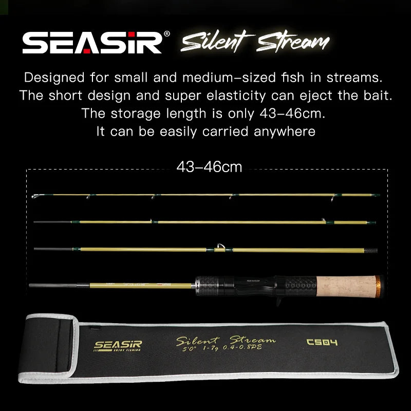 SeaSir Carbon Fiber Lure Fishing Rod