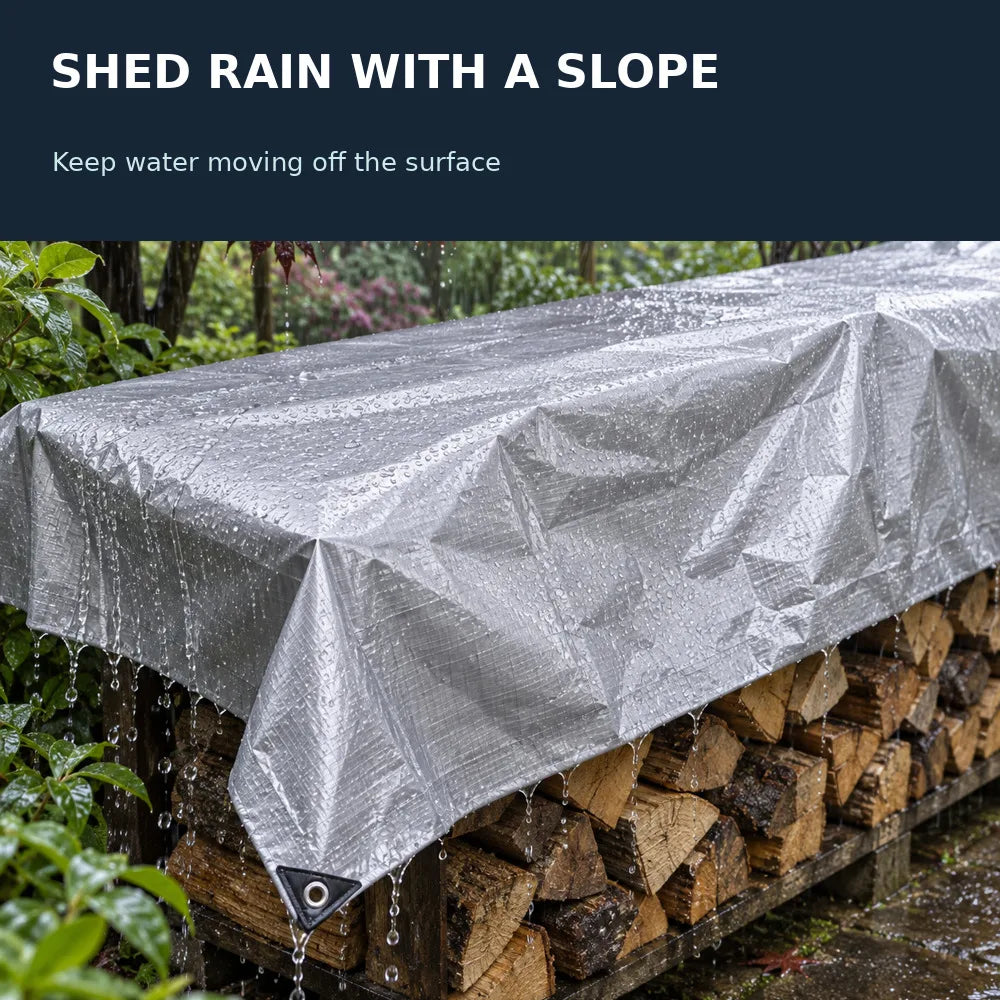 Zoe Waterproof PE Tarpaulin for Outdoor Covers